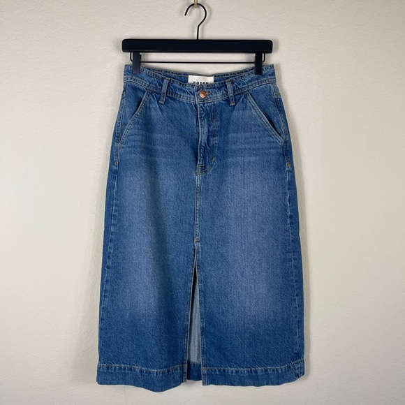 Boden Denim Midi Skirt - Picture 2 of 5